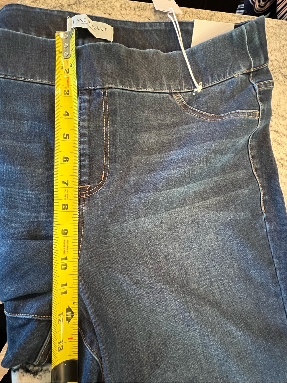 NWT⭐️Lane Bryant Dark Indigo, High Rise, Ultra Stretch Jeggings / Skinny Jeans - Picture 10 of 12